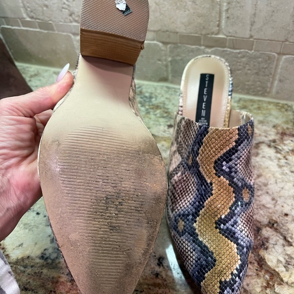 Steven be Steve Madden slides w heel - Picture 3 of 5
